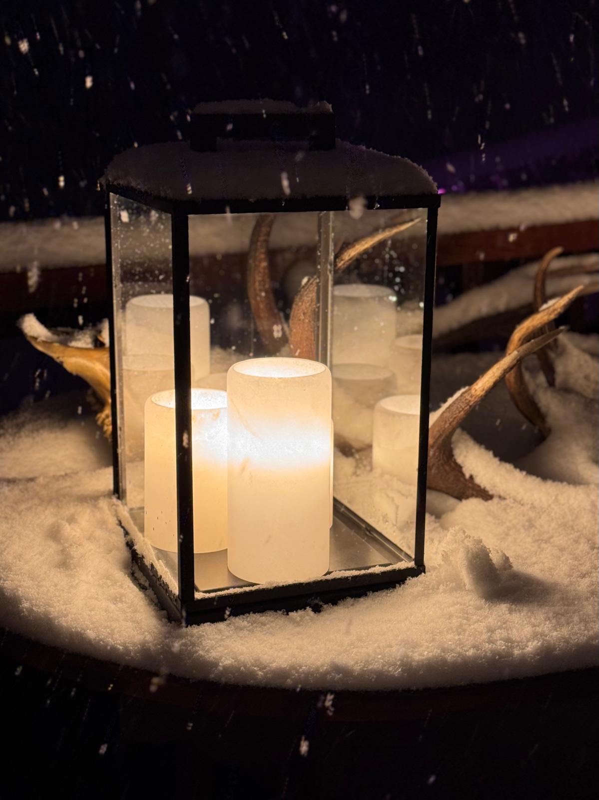 Bellefeu vitrine lantern 3L outdoor floor - Authentage