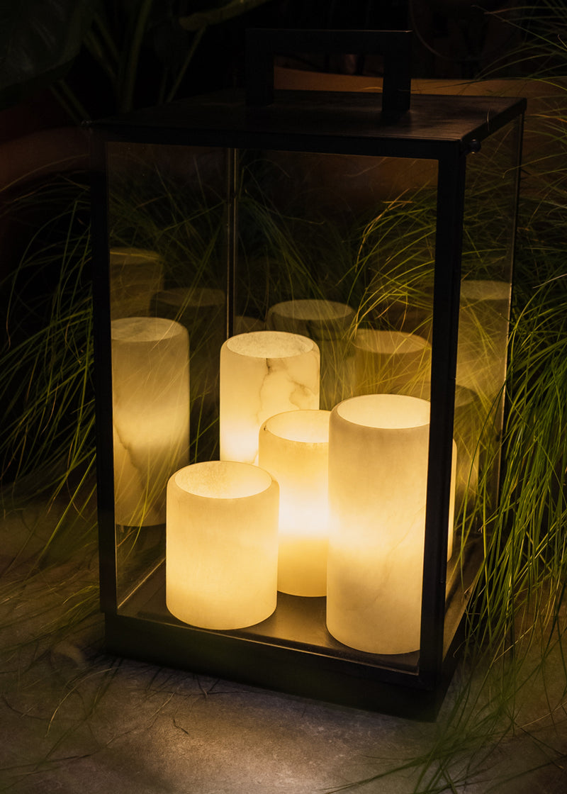 Bellefeu vitrine lantern 5L outdoor floor - Authentage